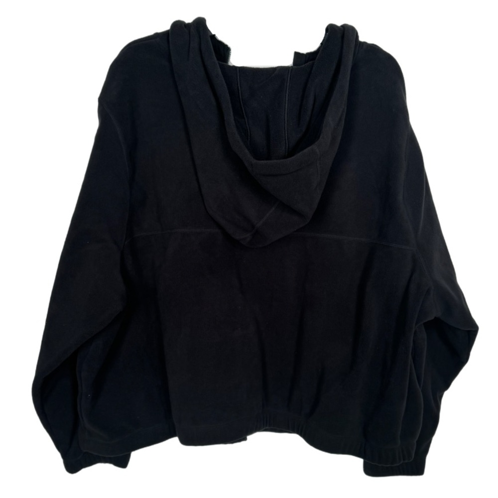 Nike Plus Size Therma-FIT Full-Zip Fleece Black Hoodie NWT - Picture 9 of 14